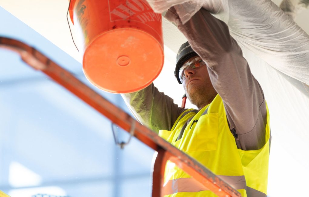 Man working in construction gear