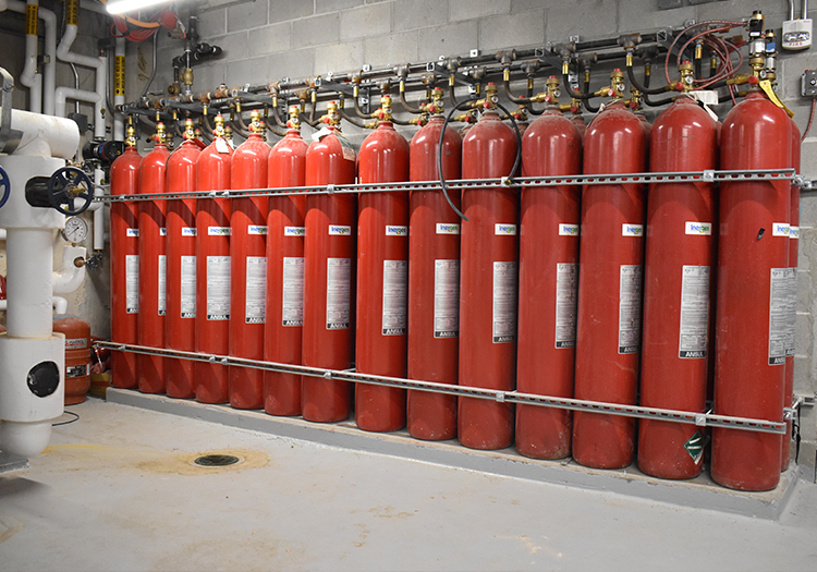 New Science Center fire protection system